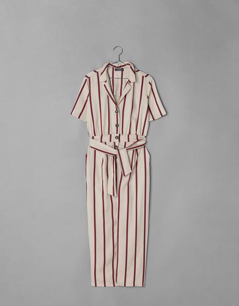 Long Tencel® Jumpsuit With Belt