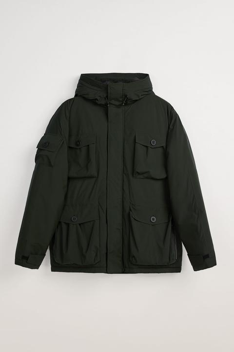 Parka Acolchada Bolsillos