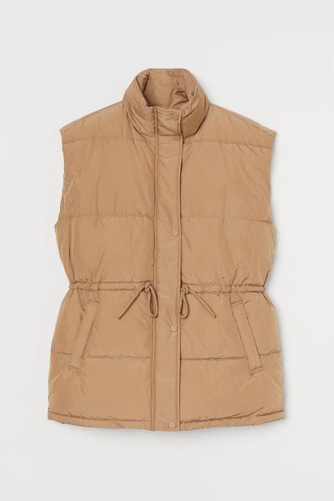 Puffer Gilet - Beige