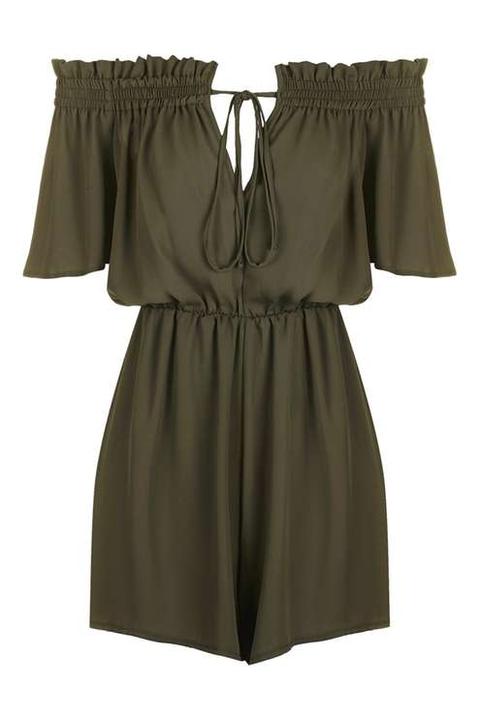 **off Shoulder Playsuit By Oh My Love