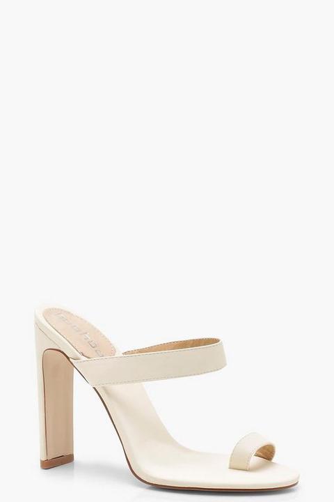 Toe Post Mule Heels