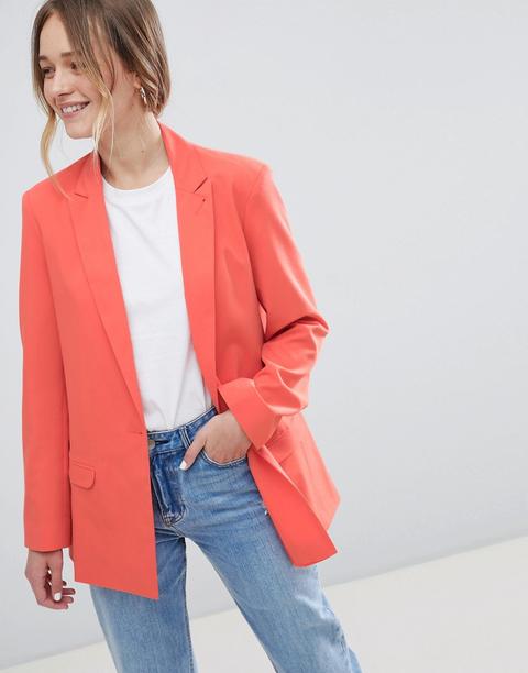 Asos Design - The Boyfriend Mix & Match - Blazer - Rosa