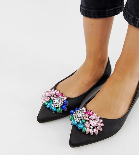 embellished ballet flats