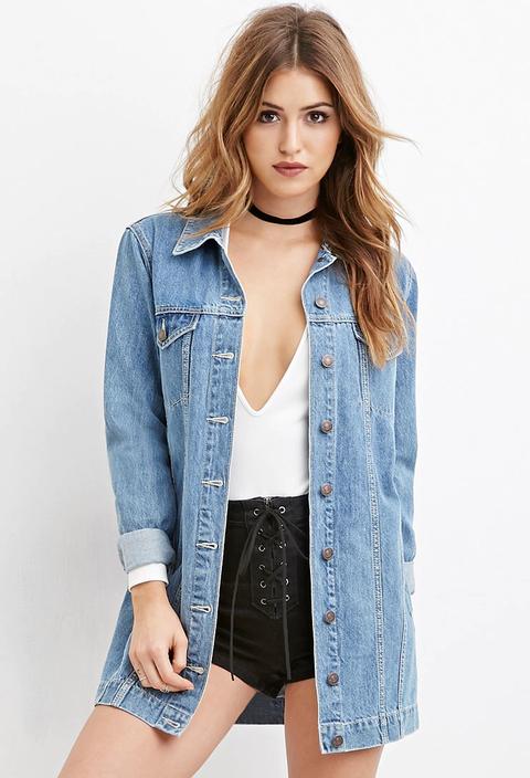 Longline Denim Jacket