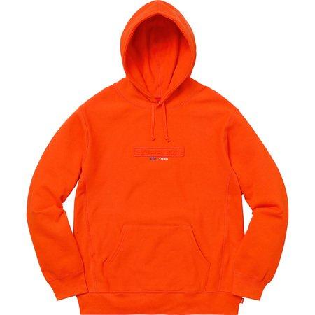 embossed supreme hoodie