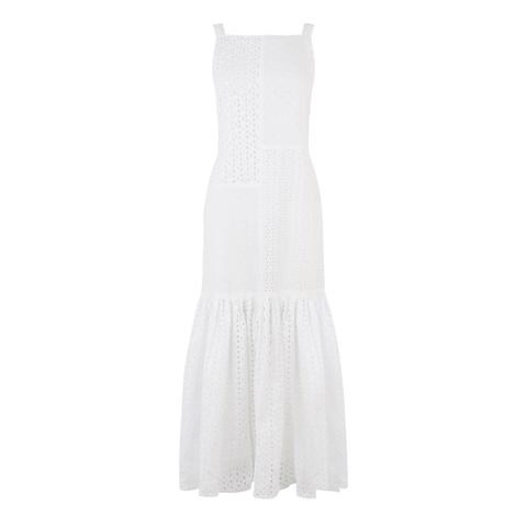 Tiered Broderie Maxi Dress from 