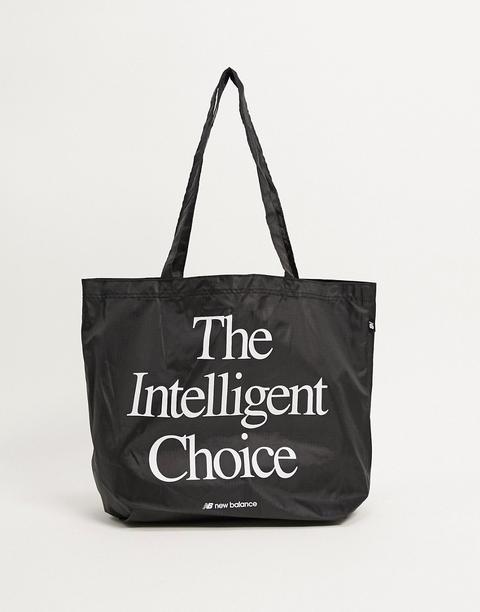 New Balance Shopper Bag In Black