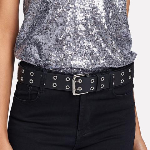 Metal Eyelet Belt