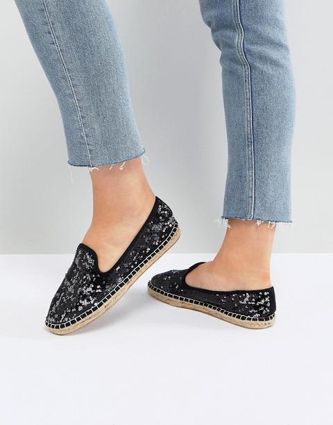 Alpargatas Con Lentejuelas Janie De Asos