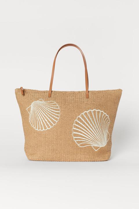 H & M - Straw Bag - Orange