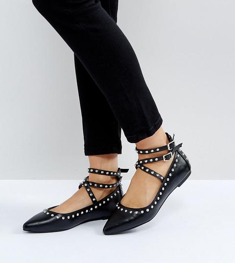 Asos Livewire - Ballerine Con Brochiette - Nero