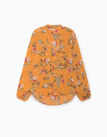 Camisa Manga Abullonada