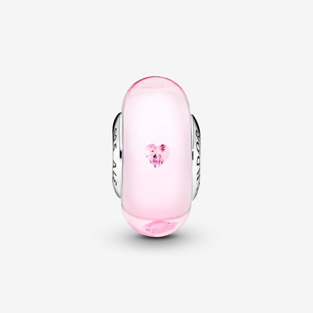 charm pandora vetro murano rosa charm pandora vetro murano rosa