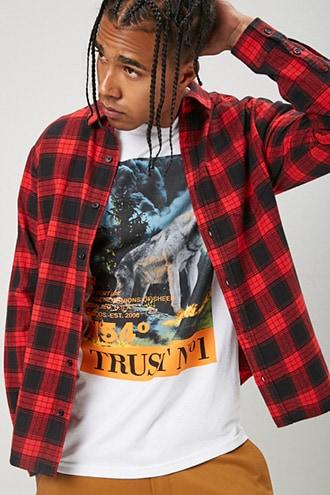 classic plaid flannel shirt