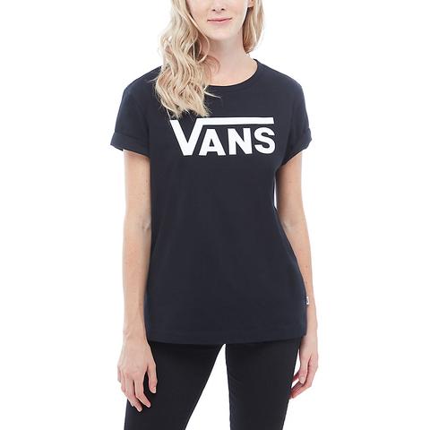 Vans T-shirt Flying V Crew Neck (nero) Donna Nero from Vans on 21 Buttons