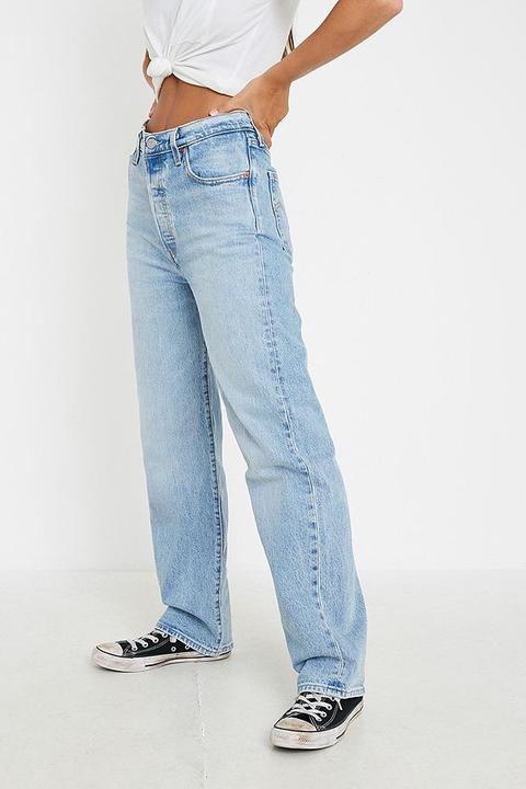 Levi's High-rise Ribcage Straight Ankle Grazer Jeans - Blue 32 At Urban  Outfitters from Urban Outfitters on 21 Buttons