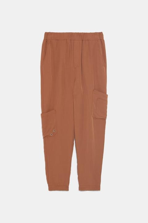 Pantaloni Jogger Con Tasche