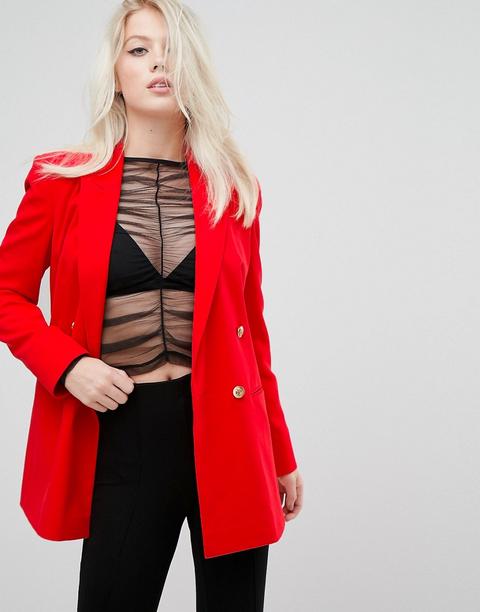 Miss Selfridge – Lang Geschnittene Military-jacke