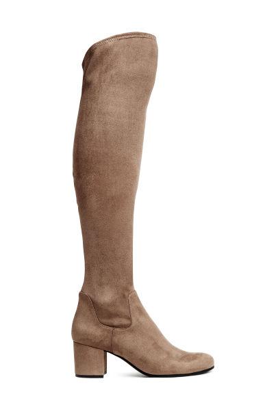 Botas Hasta La Rodilla - Marrón