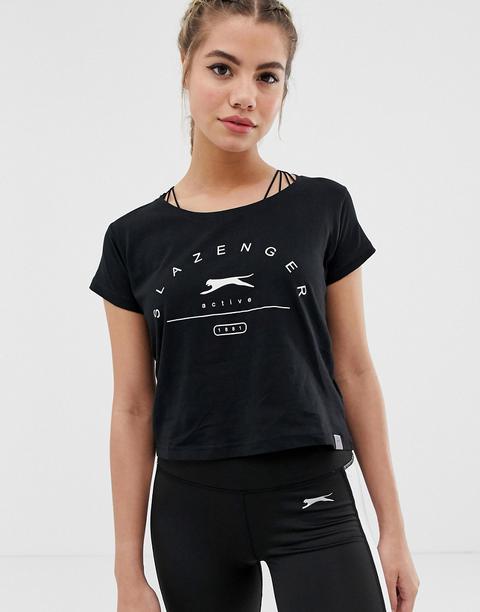 Slazenger Ilena T-shirt In Black