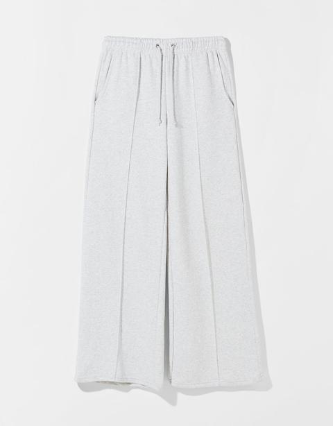 Pantalón Wide Leg Felpa