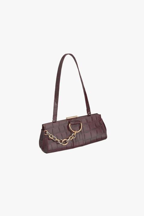 Bolso Hombro Estampado Animal Cadena