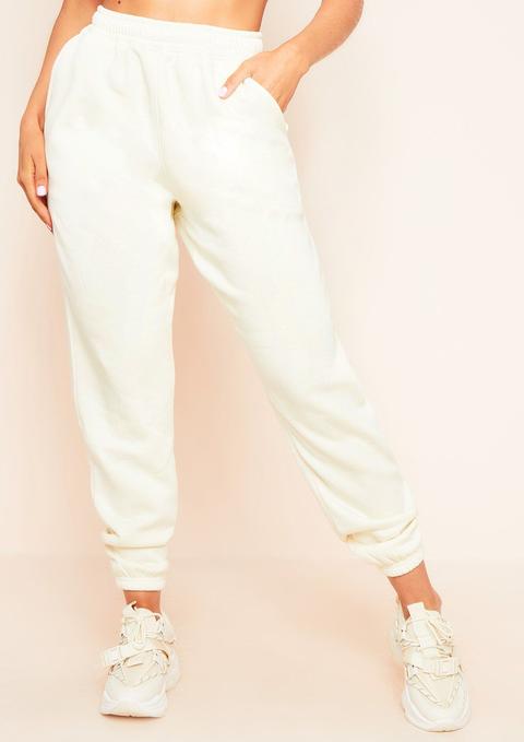 Rebecca Cream Casual Joggers