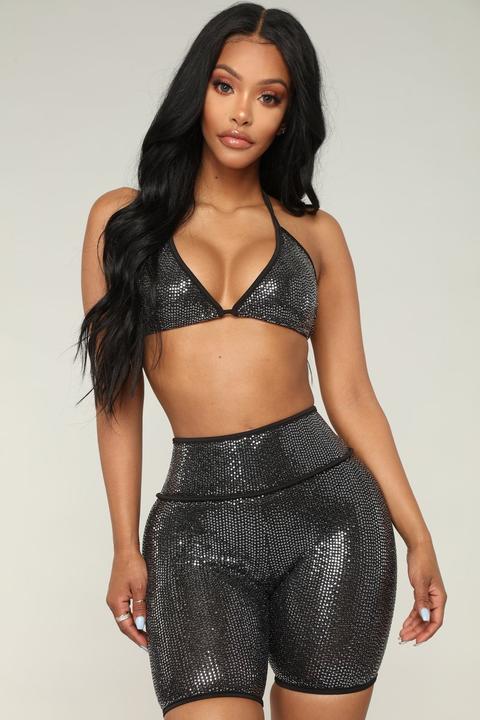 Disco Diva Set - Black/silver