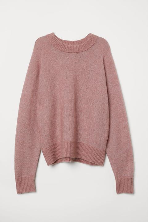 Jersey En Mezcla De Mohair - Rosa