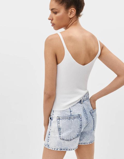 Ribbed Vest Top