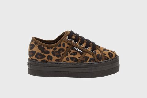 scarpe da ginnastica leopardate