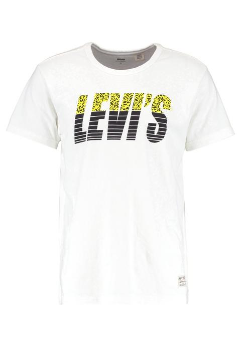 Levi's® Mighty Graphic Camiseta Print Fill White