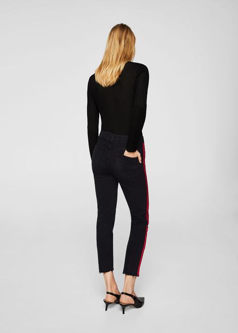 Jeans Inserti Contrasto