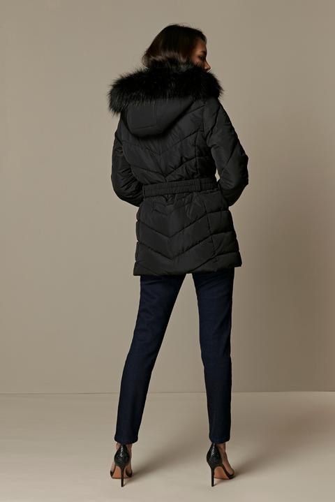 petite black short coat