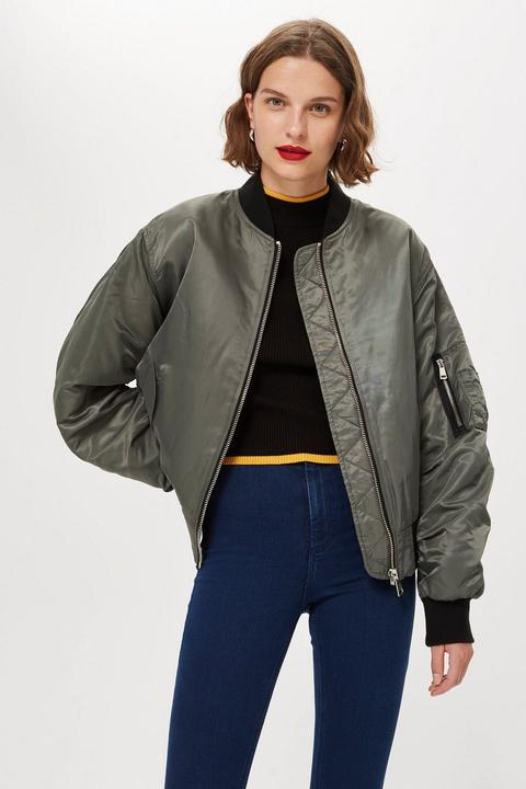 Short Bomber Jacket