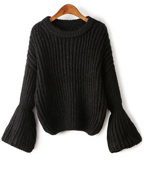 Bell Sleeve Chunky Sweater