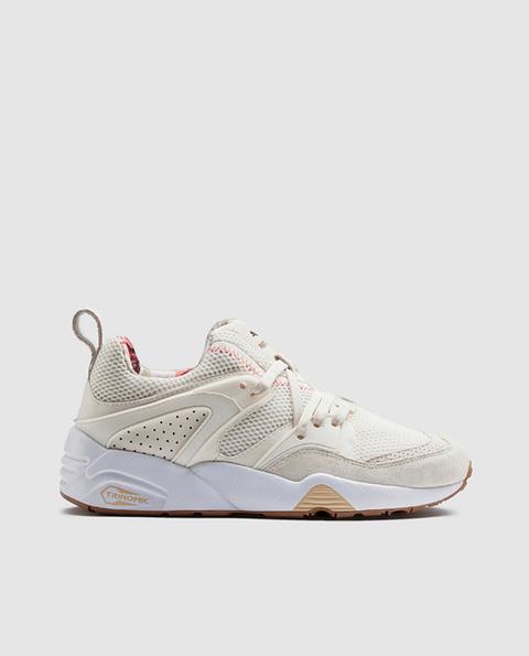 Puma - Zapatillas Deportivas De Mujer De Piel Blancas