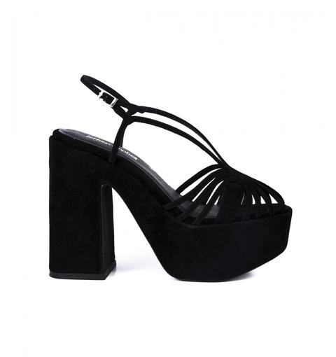 Sandalia Tacón Wynette Negro Jc