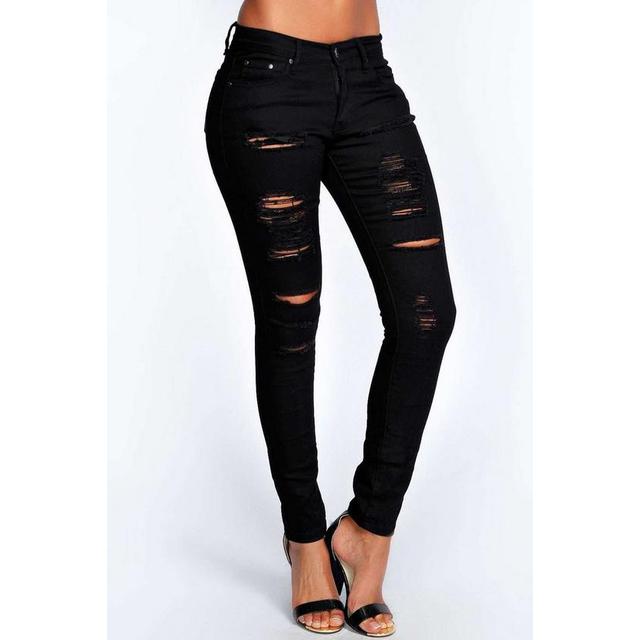 low waist ripped skinny jeans