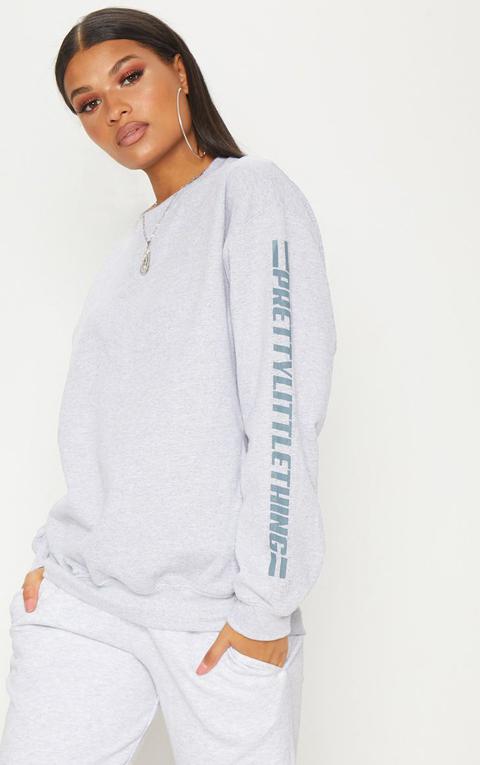 pretty little thing grey sweatshirt