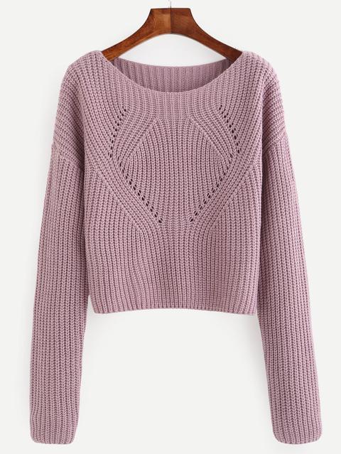 Jersey Manga Larga － Violeta Claro