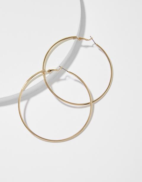 Medium Simple Hoop Earrings