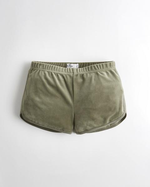 hollister velvet shorts