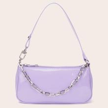 Bolsa Baguette Con Cadena