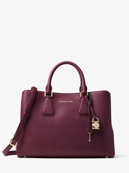 Bolso Satchel Camille Grande De Piel