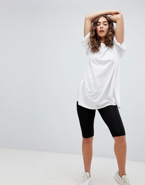 Asos Design - Leggings Basic Corti - Nero