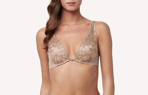 Reggiseno Balconcino Elena Natural Embroidery