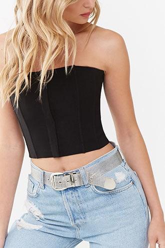 forever 21 black tube top