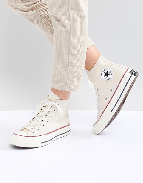 Converse Chuck '70 Hi Trainers In Cream-white