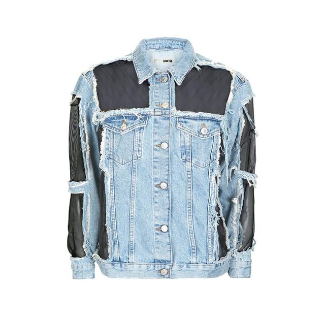 topshop tall denim jacket